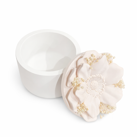 Boite Fleur parfumable #06 Rose pastel