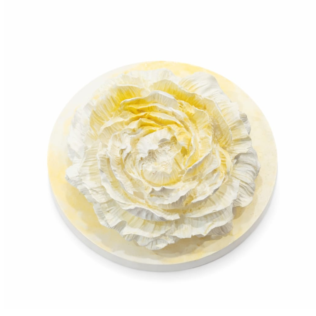 Fleur à poser à parfumer #03 Jaune blanc