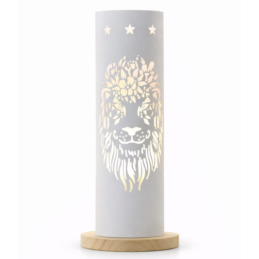 Lampe Lion Fleur