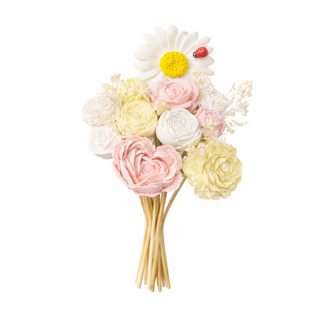 Bouquet diffuseur #07 Blanc, rose, jaune
