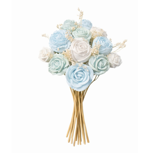 Bouquet diffuseur #09 Bleu, blanc, vert