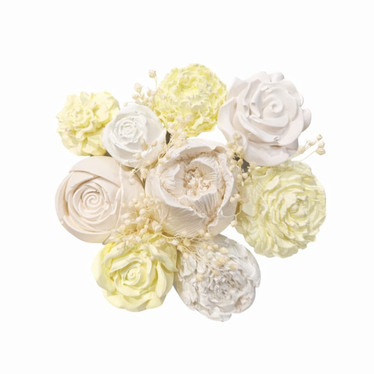 Bouquet diffuseur #05 Pêche, blanc, jaune