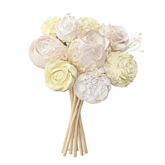 Bouquet diffuseur #05 Pêche, blanc, jaune