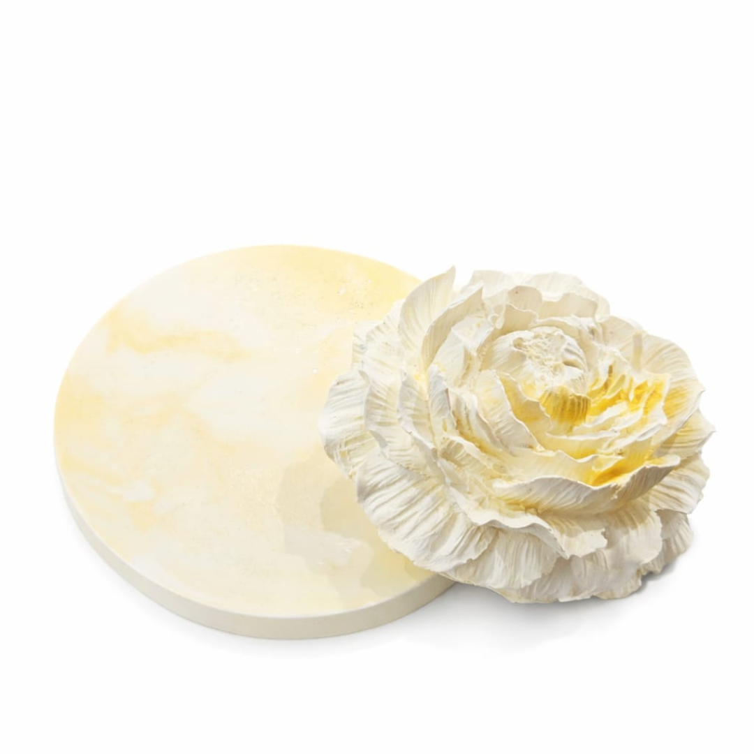 Fleur à poser à parfumer #03 Jaune blanc