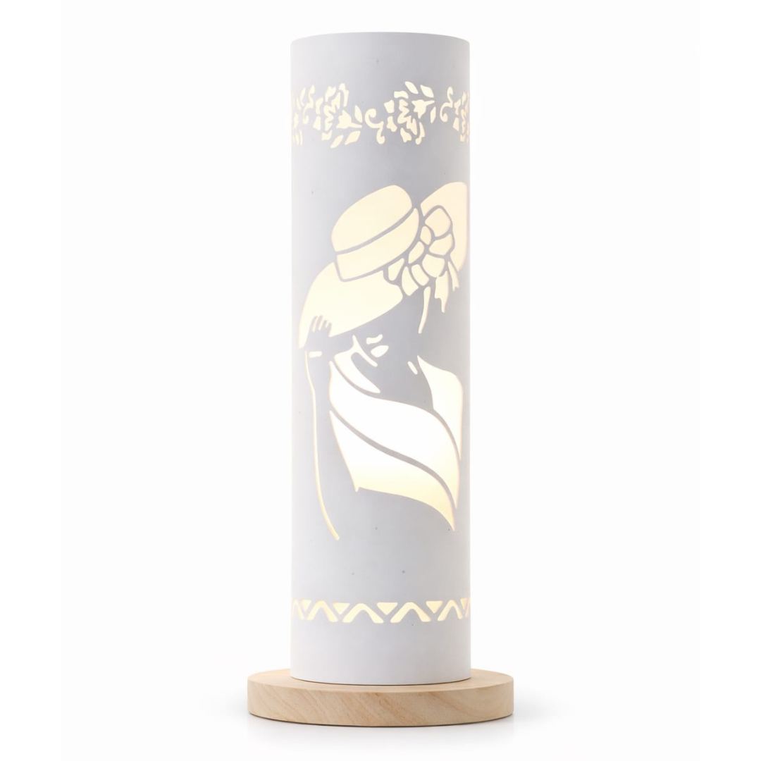 Lampe Femme chapeau